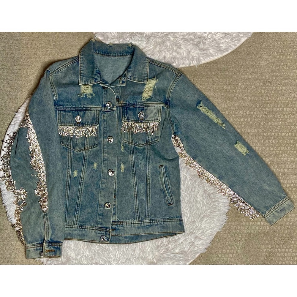 Bedazzled Denim Jacket!